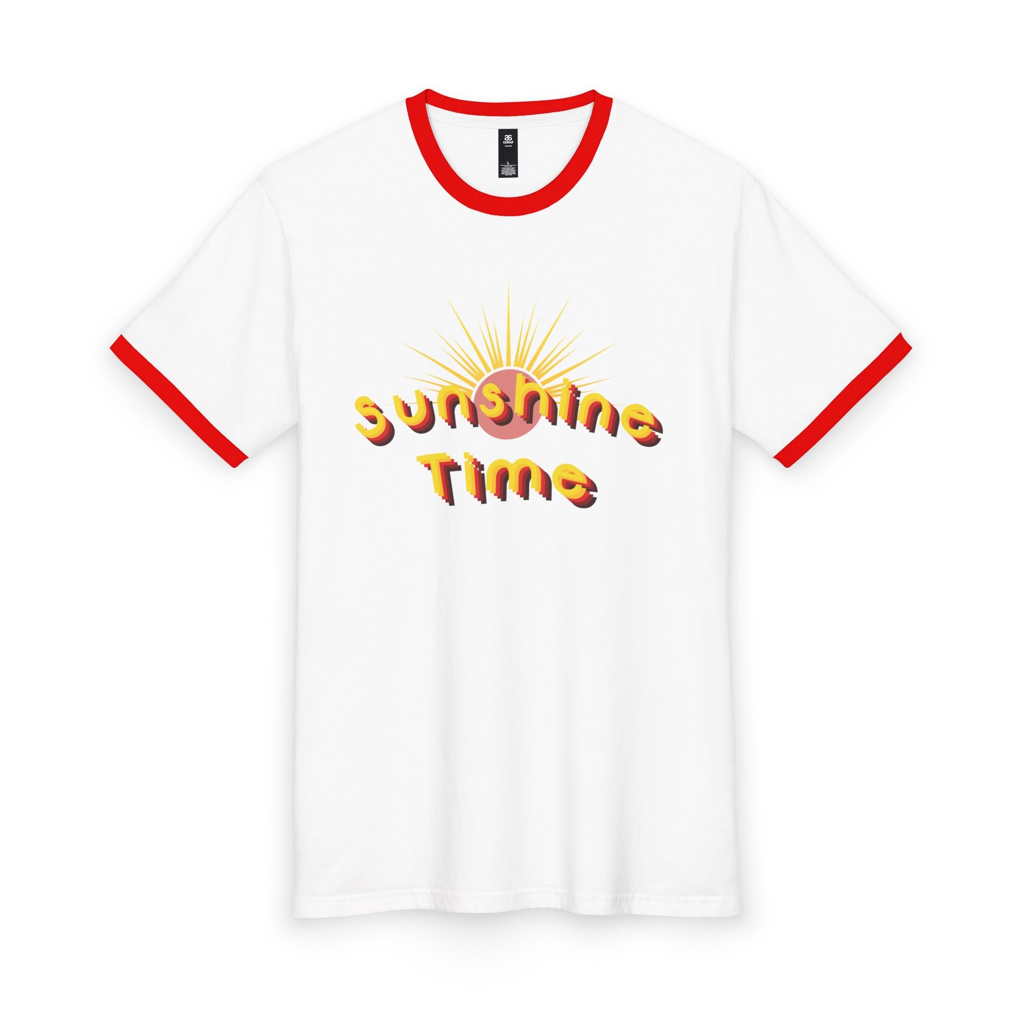 Sunshine Time Ringer T-Shirt